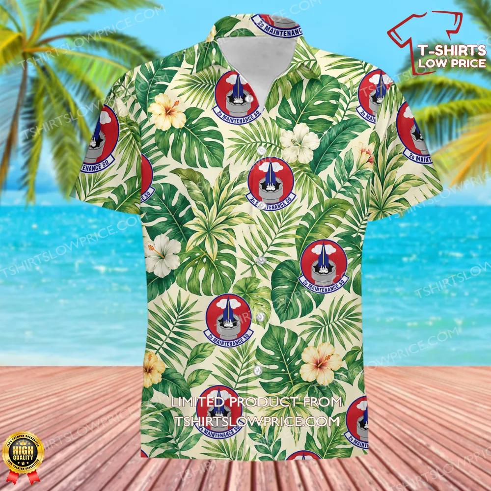 2 Maintenance Sq AFGSC Hawaiian Shirt 2 2 Maintenance Sq AFGSC Hawaiian Shirt 2