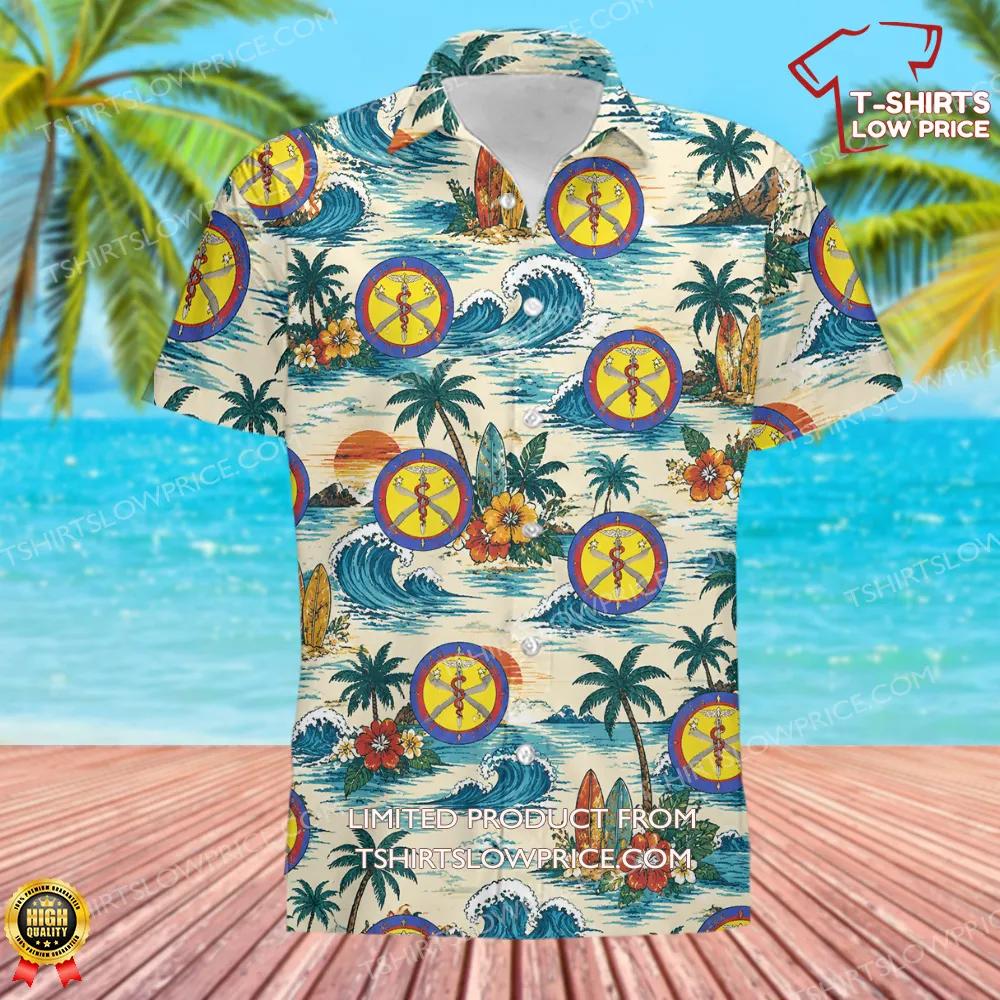 2 Operational Medical Readiness Squadron AFGSC Hawaiian Shirt 2 2 Operational Medical Readiness Squadron AFGSC Hawaiian Shirt 2