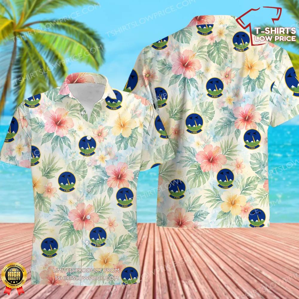 3 Air Support Operations Squadron (PACAF) Hawaiian Shirt 3 Air Support Operations Squadron PACAF Hawaiian Shirt 1