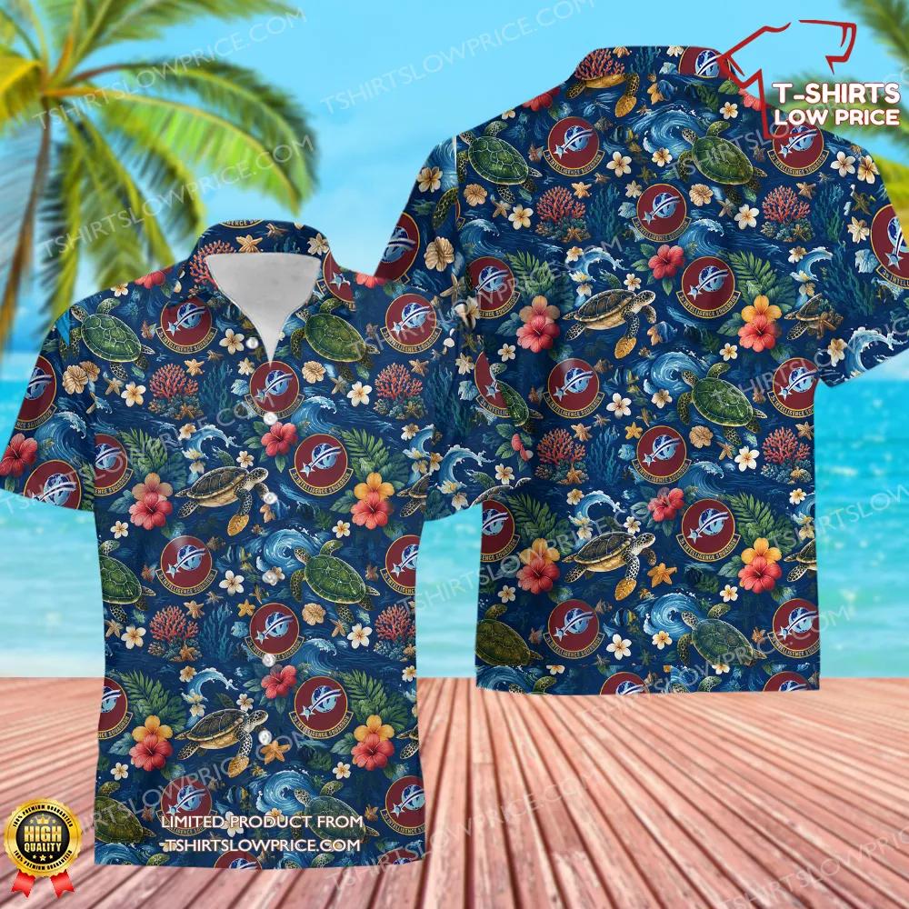 3 Intelligence Squadron (ACC) Hawaiian Shirt 3 Intelligence Squadron ACC Hawaiian Shirt 1