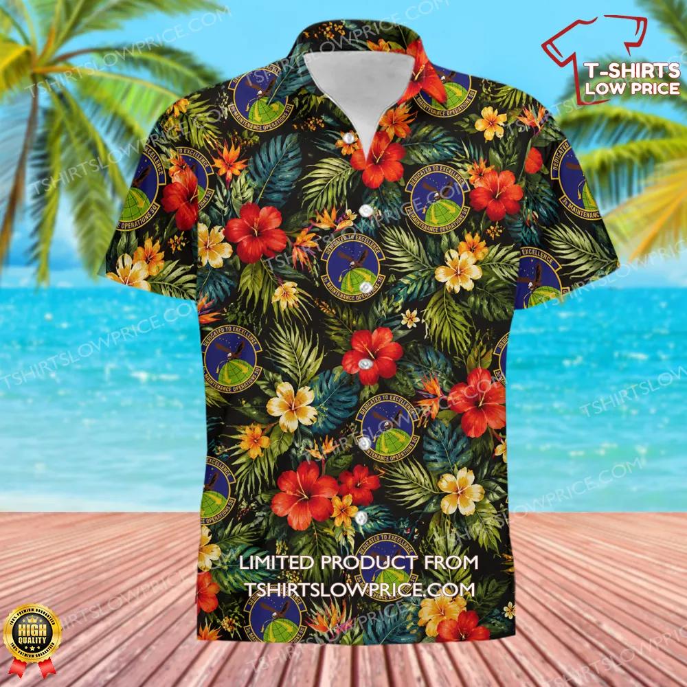 3 Maintenance Operations Squadron PACAF Hawaiian Shirt 2 3 Maintenance Operations Squadron PACAF Hawaiian Shirt 2