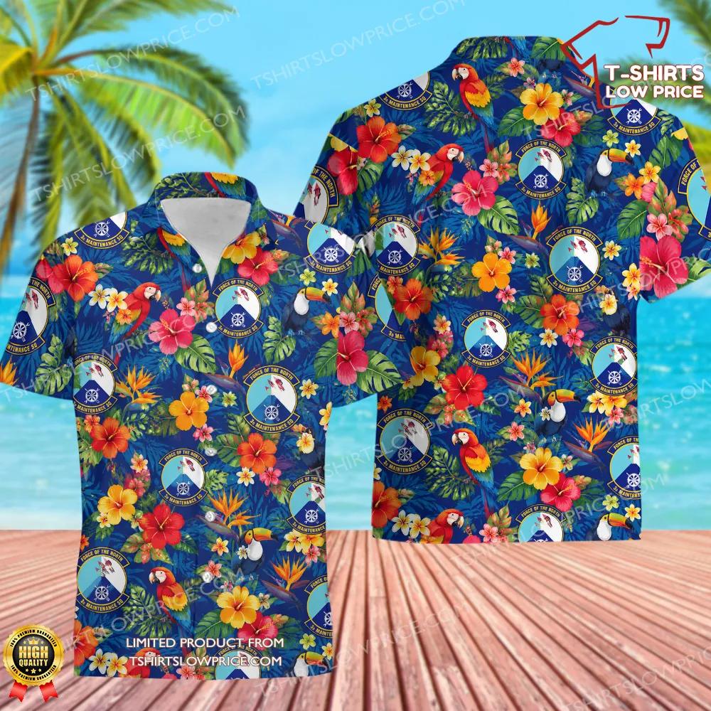 3 Maintenance Squadron (PACAF) Hawaiian Shirt 3 Maintenance Squadron PACAF Hawaiian Shirt 1