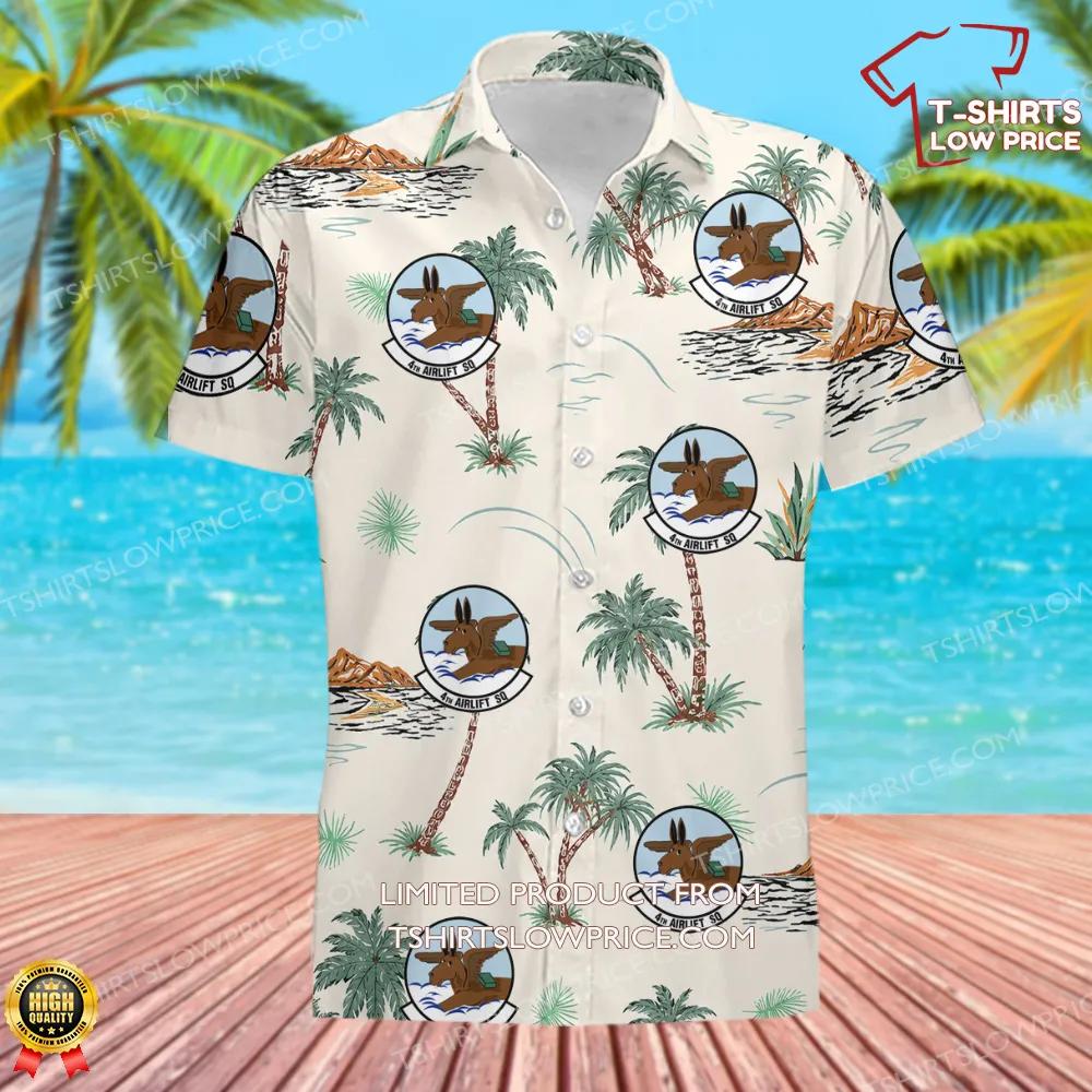 4 Airlift Squadron AMC Hawaiian Shirt 2 4 Airlift Squadron AMC Hawaiian Shirt 2