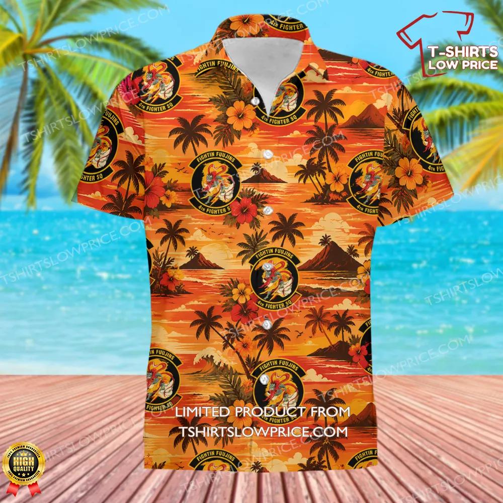 4 Fighter Squadron Hawaiian Shirt 2 4 Fighter Squadron Hawaiian Shirt 2