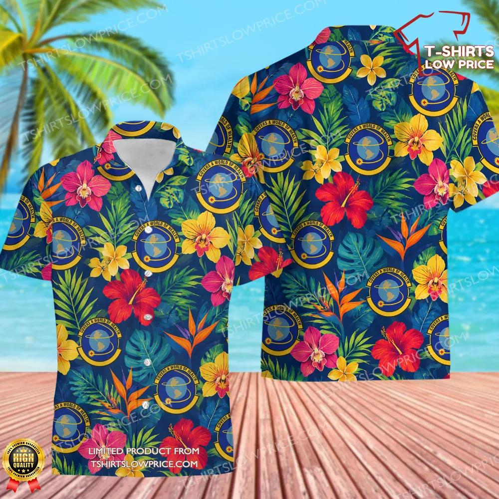 4 Operational Medical Readiness Squadron (ACC) Hawaiian Shirt 4 Operational Medical Readiness Squadron ACC Hawaiian Shirt 1