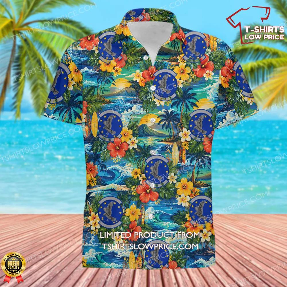 4 OPERATIONS SUPPORT SQUADRON ACC Hawaiian Shirt 2 4 OPERATIONS SUPPORT SQUADRON ACC Hawaiian Shirt 2