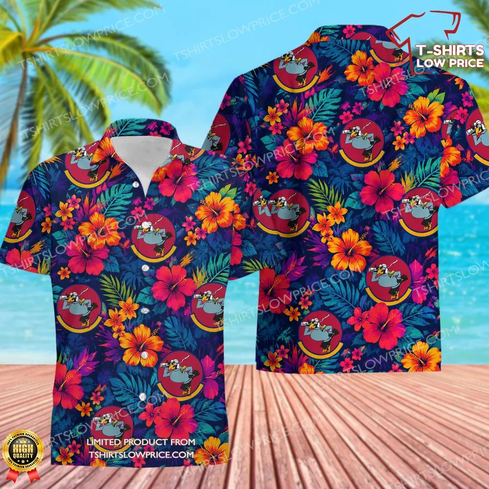 4 Reconnaissance Squadron (ACC) Hawaiian Shirt 4 Reconnaissance Squadron ACC Hawaiian Shirt 1
