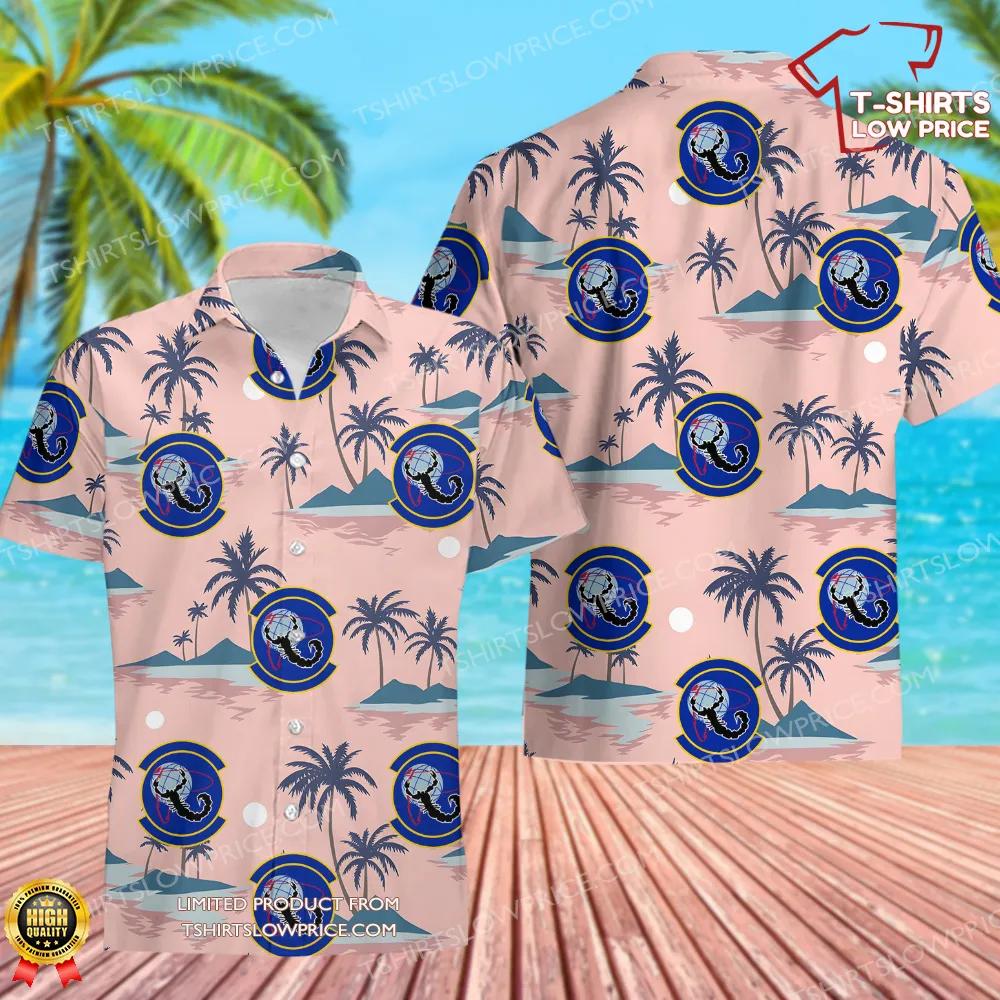4 Space Warning Squadron (AFRC) Hawaiian Shirt 4 Space Warning Squadron AFRC Hawaiian Shirt 1