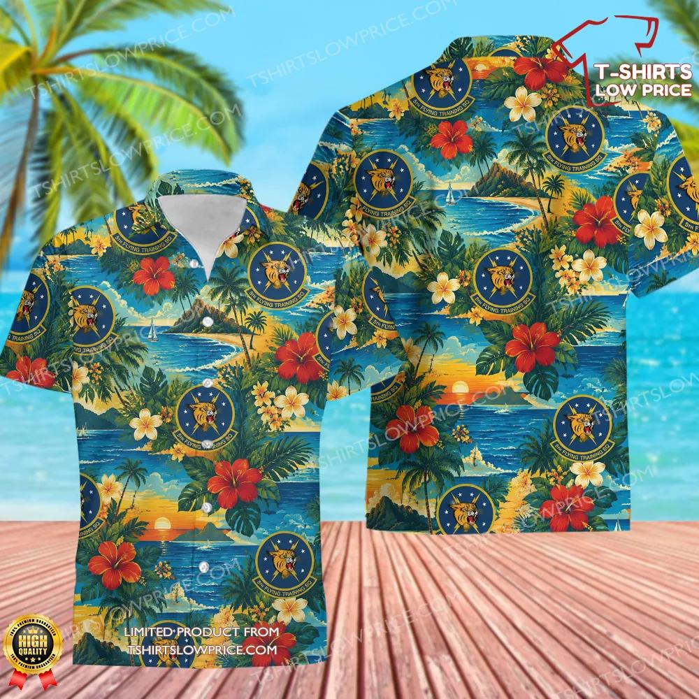 5 Flying Training Squadron (AFRC) Hawaiian Shirt 5 Flying Training Squadron AFRC Hawaiian Shirt 1