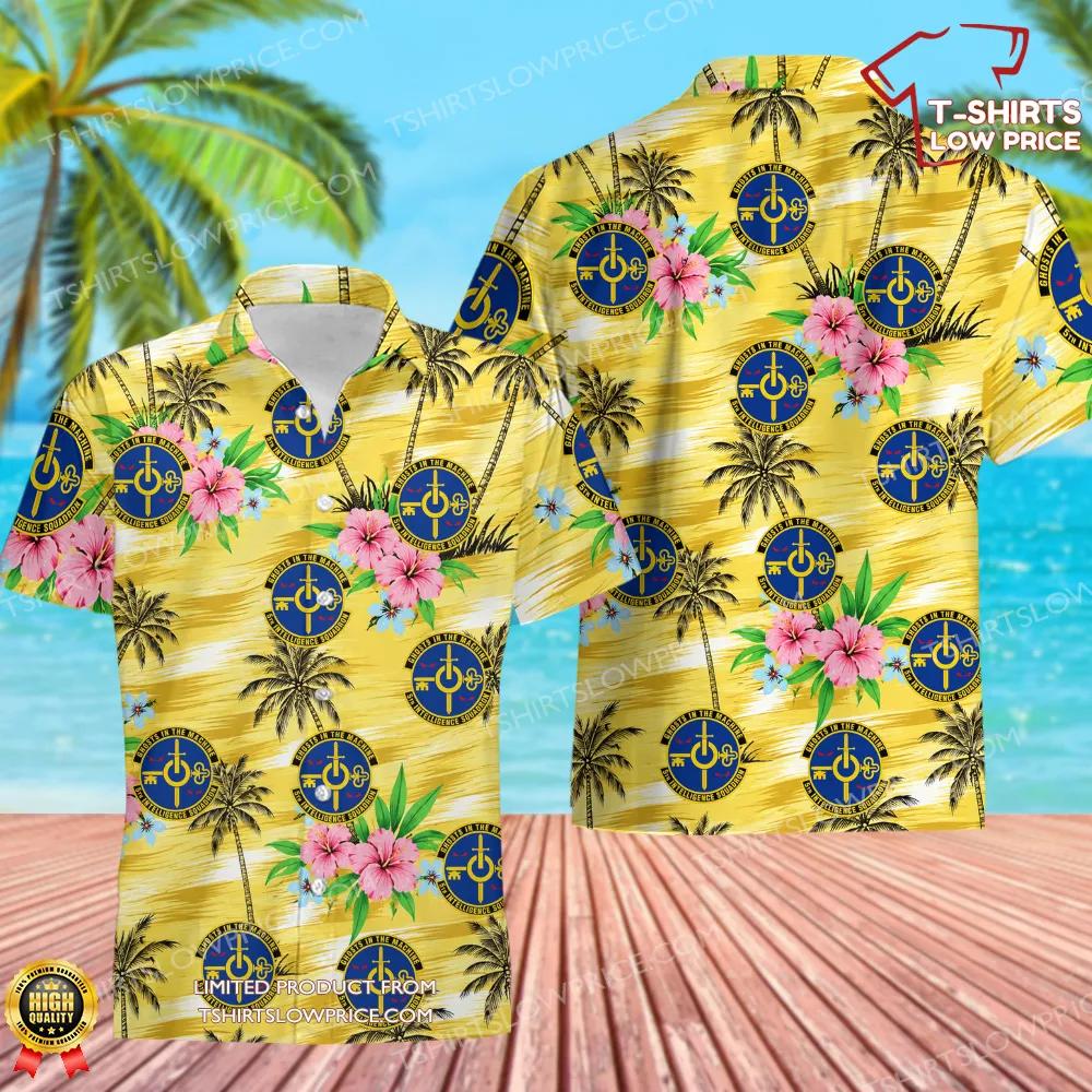 5 Intelligence Squadron (ACC) Hawaiian Shirt 5 Intelligence Squadron ACC Hawaiian Shirt 1
