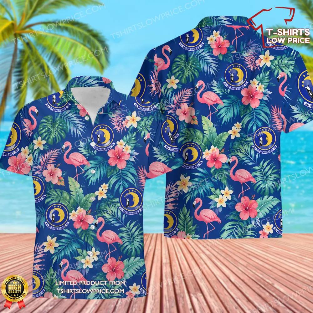 5 Reconnaissance Squadron (ACC) Hawaiian Shirt 5 Reconnaissance Squadron ACC Hawaiian Shirt 1