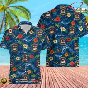 6 Airlift Squadron (AMC) Hawaiian Shirt 6 Airlift Squadron (AMC) Hawaiian Shirt
