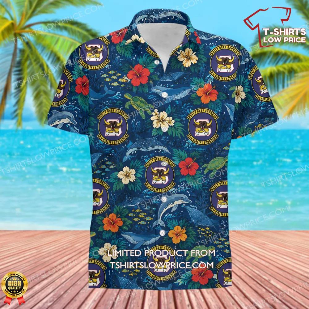 6 Airlift Squadron AMC Hawaiian Shirt 2 6 Airlift Squadron AMC Hawaiian Shirt 2