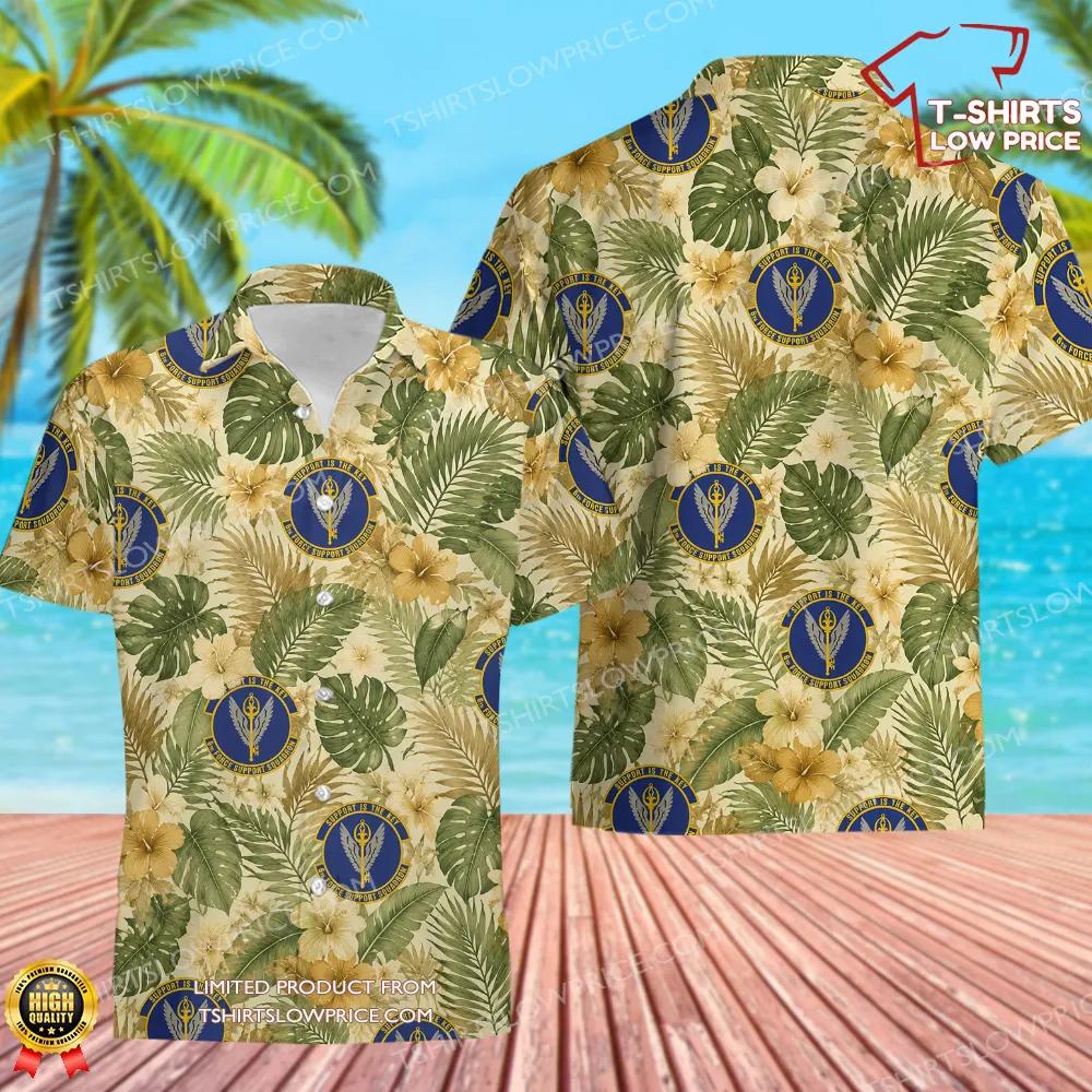 6 Force Support Squadron (AMC) Hawaiian Shirt 6 Force Support Squadron AMC Hawaiian Shirt 1