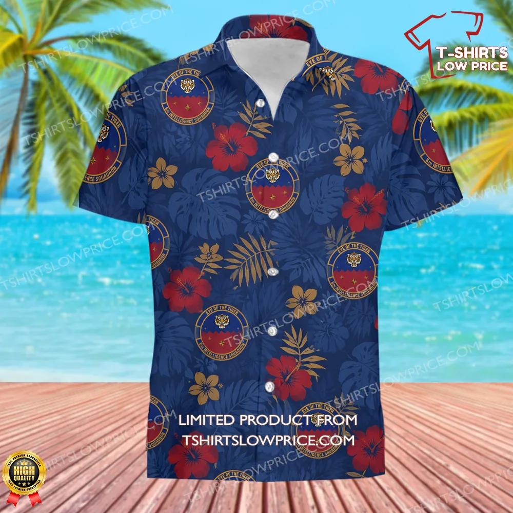 6 Intelligence Squadron AFISRA Hawaiian Shirt 2 6 Intelligence Squadron AFISRA Hawaiian Shirt 2