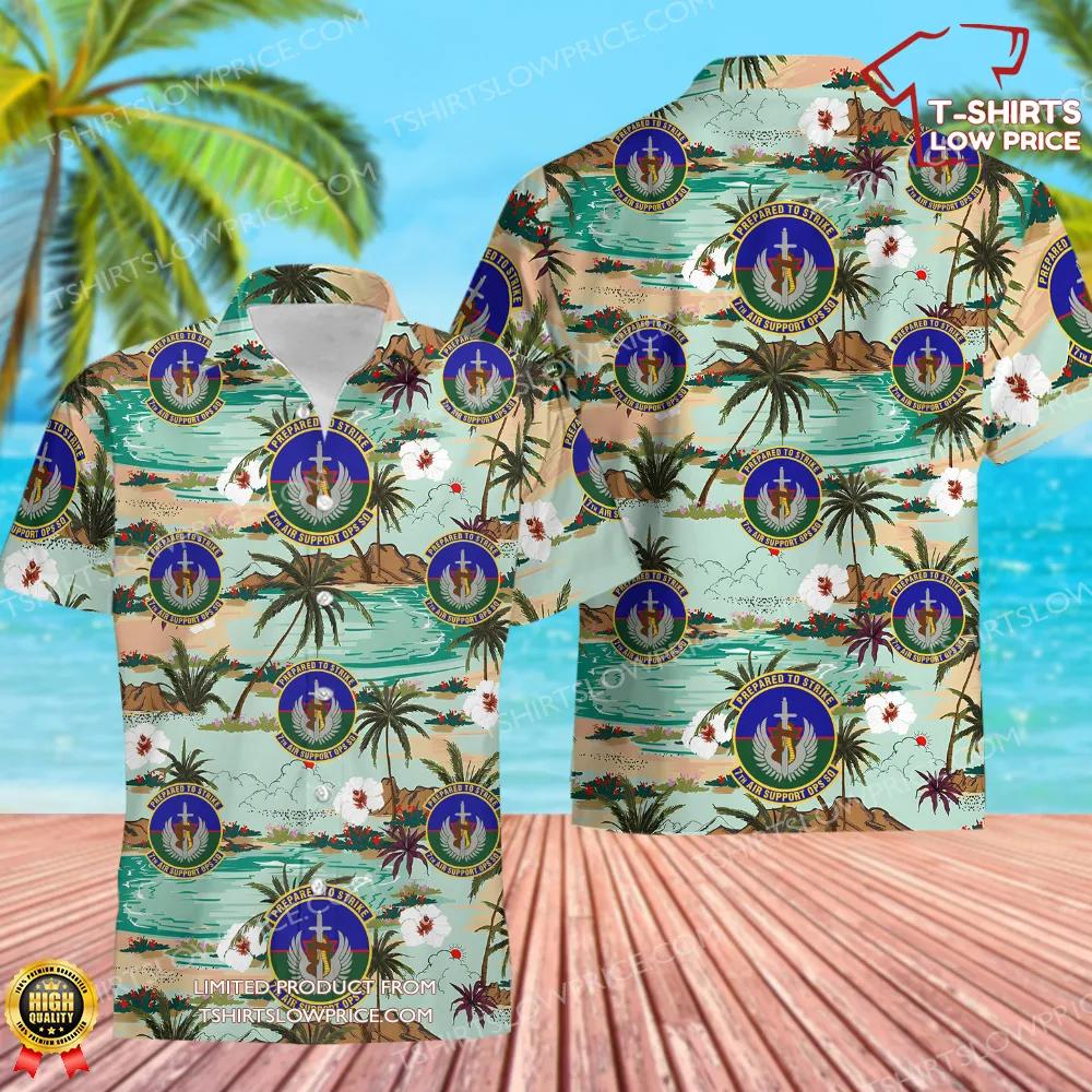 7 Air Support Operations Squadron (ACC) Hawaiian Shirt 7 Air Support Operations Squadron ACC Hawaiian Shirt 1