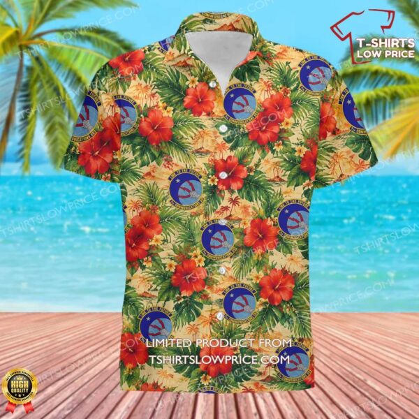 7 Communications Squadron (ACC) Hawaiian Shirt 7 Communications Squadron (ACC) Hawaiian Shirt