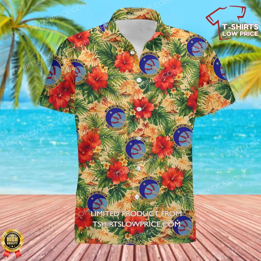 7 Communications Squadron ACC Hawaiian Shirt 2 7 Communications Squadron ACC Hawaiian Shirt 2