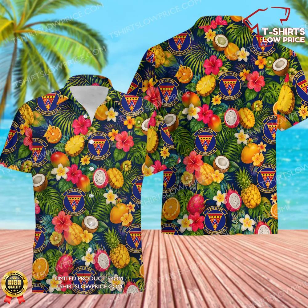 9 Maintenance Squadron (ACC) Hawaiian Shirt 9 Maintenance Squadron ACC Hawaiian Shirt 1