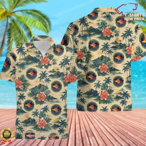 9 Medical Support Squadron (ACC) Hawaiian Shirt 9 Medical Support Squadron (ACC) Hawaiian Shirt