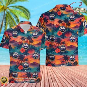 10 Operational Medical Readiness Squadron (USAFA) Hawaiian Shirt 10 Operational Medical Readiness Squadron (USAFA) Hawaiian Shirt
