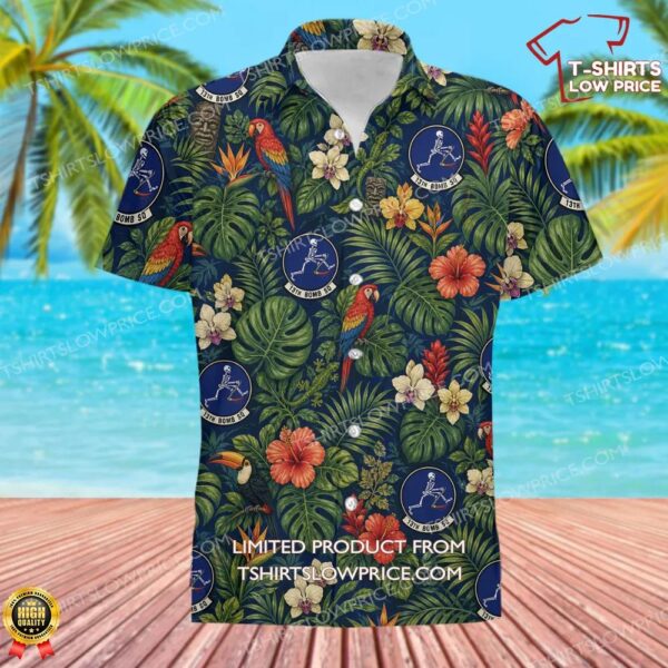 13 Bomb Squadron (AFGSC) Hawaiian Shirt 13 Bomb Squadron (AFGSC) Hawaiian Shirt