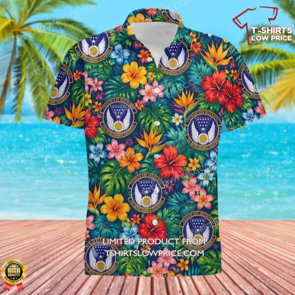 13 Intelligence Squadron (ACC) Hawaiian Shirt 13 Intelligence Squadron (ACC) Hawaiian Shirt