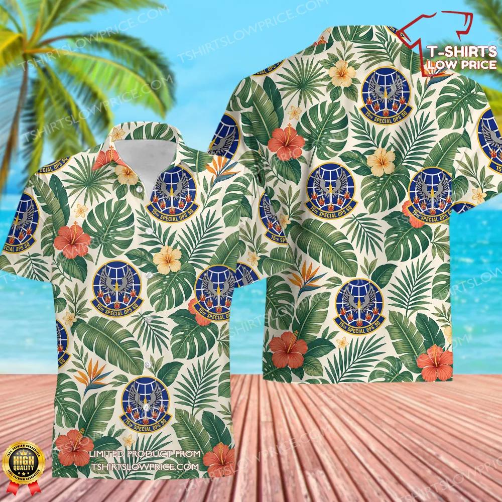 15 Special Operations Squadron (AFSOC) Hawaiian Shirt 15 Special Operations Squadron AFSOC Hawaiian Shirt 1