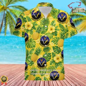 16 Electronic Warfare Squadron ACC Hawaiian Shirt 2