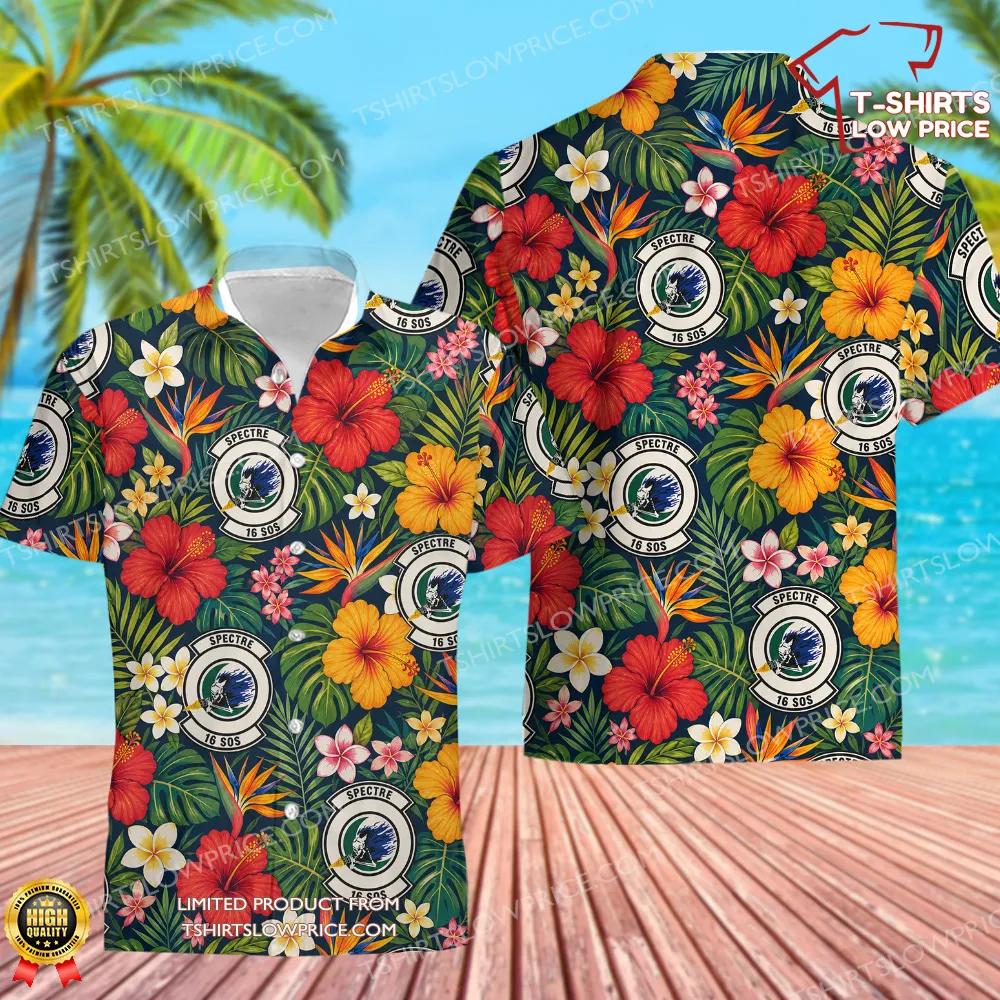 16 Special Operations Squadron (AFSOC) Hawaiian Shirt 16 Special Operations Squadron AFSOC Hawaiian Shirt 1