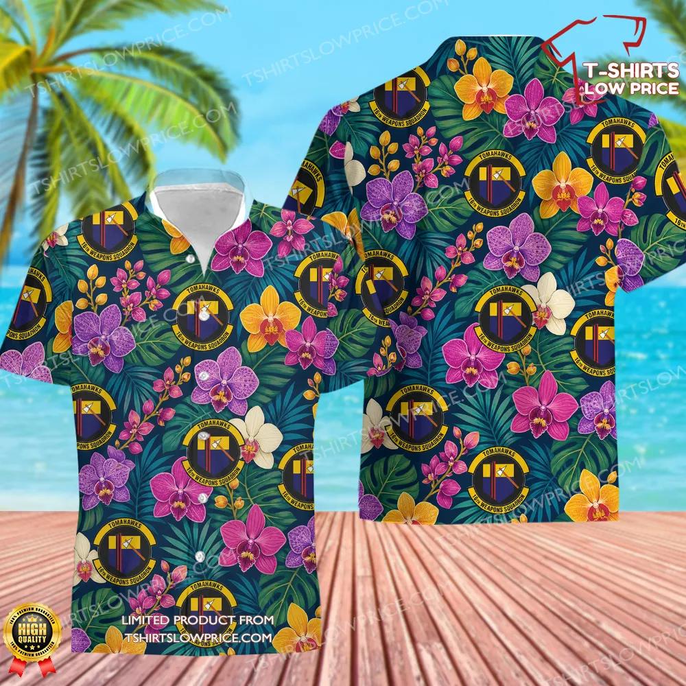 16 Weapons Squadron (ACC) Hawaiian Shirt 16 Weapons Squadron ACC Hawaiian Shirt 1