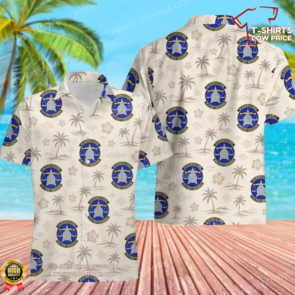 17 Test Squadron (AFSPC) Hawaiian Shirt 17 Test Squadron AFSPC Hawaiian Shirt 1