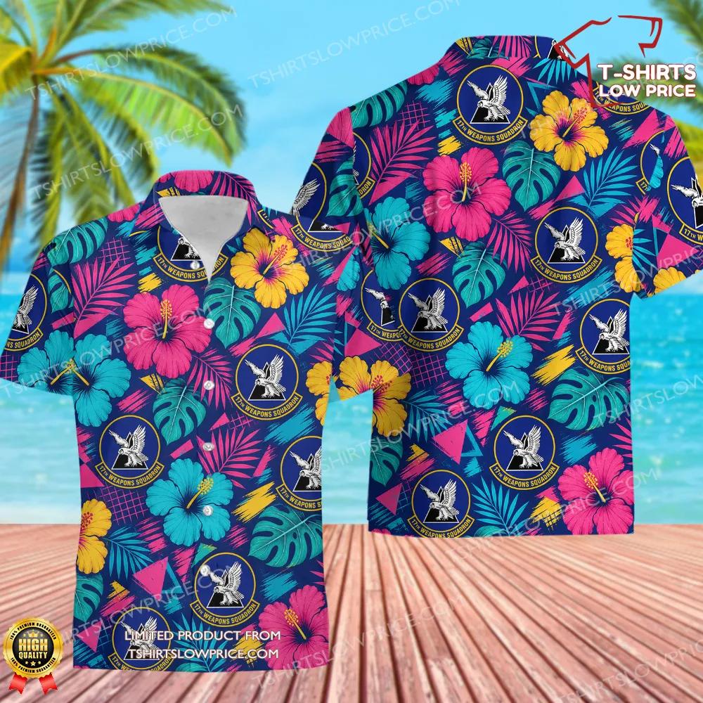 17 Weapons Squadron (ACC) Hawaiian Shirt 17 Weapons Squadron ACC Hawaiian Shirt 1