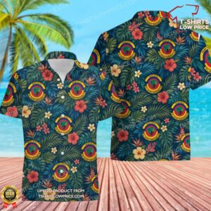 19 Aircraft Maintenance Squadron (AMC) Hawaiian Shirt 19 Aircraft Maintenance Squadron (AMC) Hawaiian Shirt