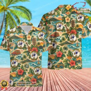 19 Weapons Squadron (ACC) Hawaiian Shirt 19 Weapons Squadron (ACC) Hawaiian Shirt