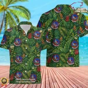 22 Airlift Squadron (AMC) Hawaiian Shirt 22 Airlift Squadron (AMC) Hawaiian Shirt