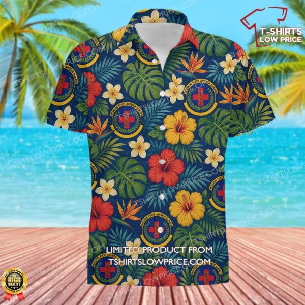 22 Healthcare Operations Squadron (AMC) Hawaiian Shirt 22 Healthcare Operations Squadron (AMC) Hawaiian Shirt