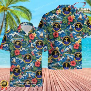 22 Operational Medical Readiness Squadron (AMC) Hawaiian Shirt 22 Operational Medical Readiness Squadron (AMC) Hawaiian Shirt