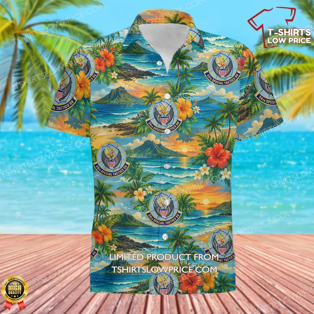 24 Special Tactics Squadron AFSOC Hawaiian Shirt 2 24 Special Tactics Squadron AFSOC Hawaiian Shirt 2
