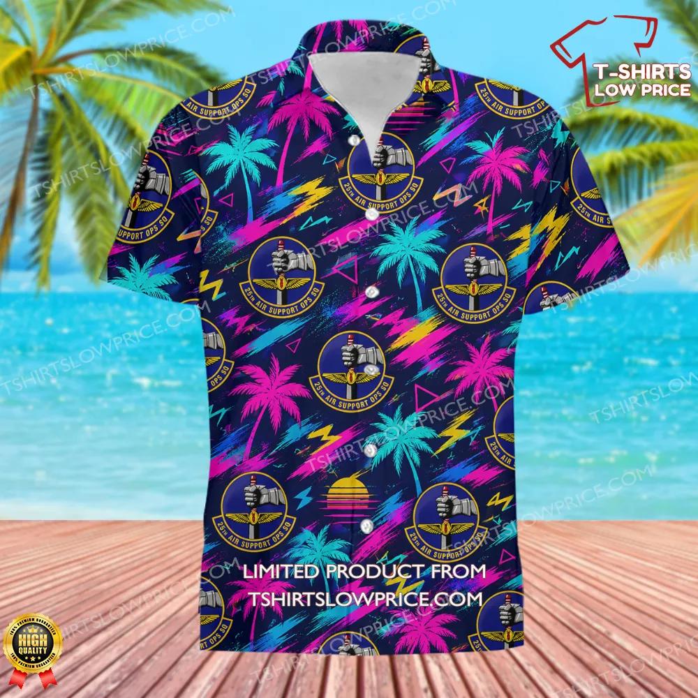 25 Air Support Operations Sq PACAF Hawaiian Shirt 2 25 Air Support Operations Sq PACAF Hawaiian Shirt 2