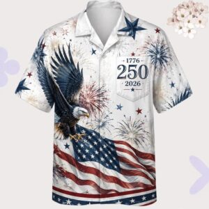 1776-2026 250 Years Of Freedom Hawaiian Shirt, Matching Aloha Shirt 1776-2026 250 Years Of Freedom Hawaiian Shirt, Matching Aloha Shirt