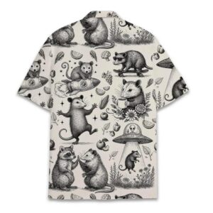 Funny Opossum Hawaiian Shirt