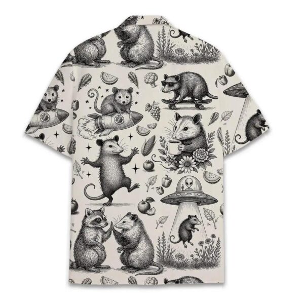 Funny Opossum Hawaiian Shirt Funny Opossum Hawaiian Shirt
