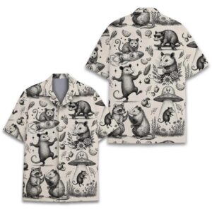 Funny Opossum Hawaiian Shirt 3