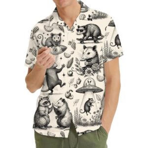 Funny Opossum Hawaiian Shirt 4