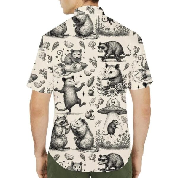 Funny Opossum Hawaiian Shirt Funny Opossum Hawaiian Shirt