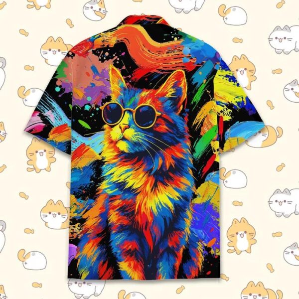 Colorful Cat Hawaiian Shirt