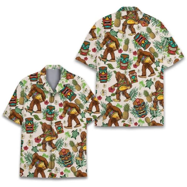 Tropical Bigfoot Tacos Hawaiian Shirt Tropical Bigfoot Tacos Hawaiian Shirt