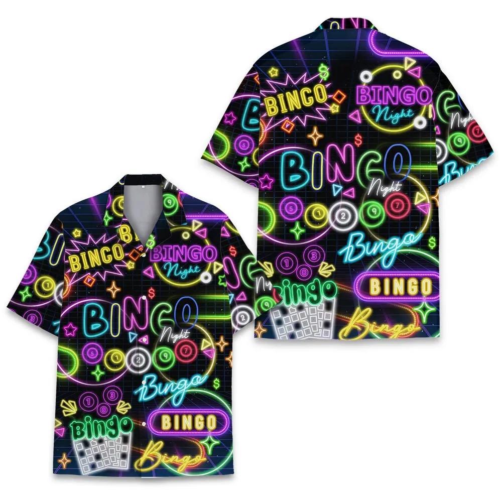 Neon Bingo Hawaiian Shirt Neon Bingo Hawaiian Shirt 1