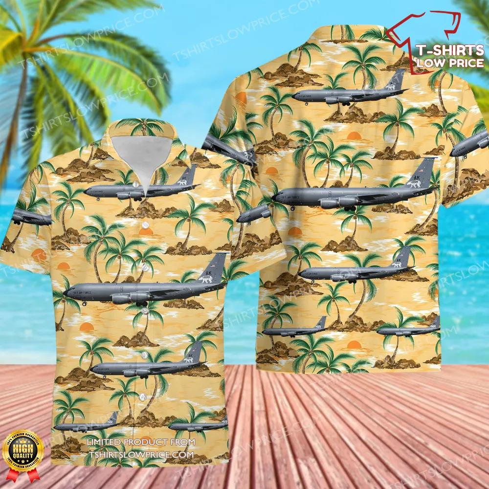 Epic Fury Alaska ANG KC-135R Hawaiian Shirt Epic Fury Alaska ANG KC 135R Hawaiian Shirt